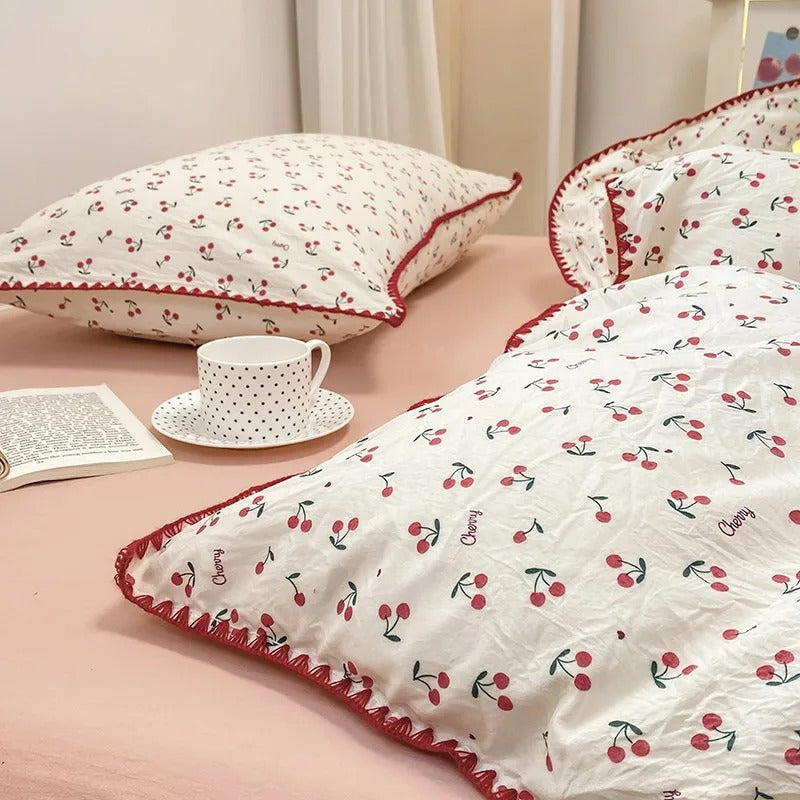Cherry Blossom and Berry Fields Dream Bedding Set Collection NaLani