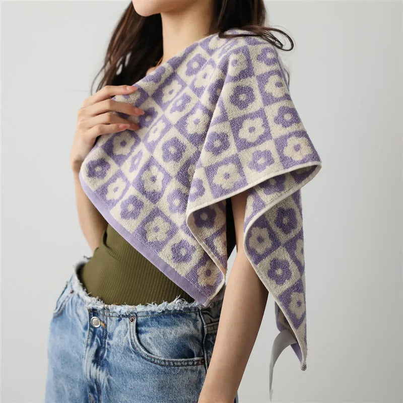 Elegant Cotton Polyester Bath Towel Set for Comfort and Style NaLani
