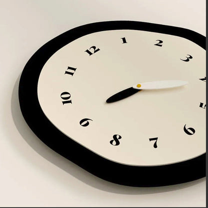 Sculpted Time Wall Clock Modern Art Design with Silent Movement NaLani
