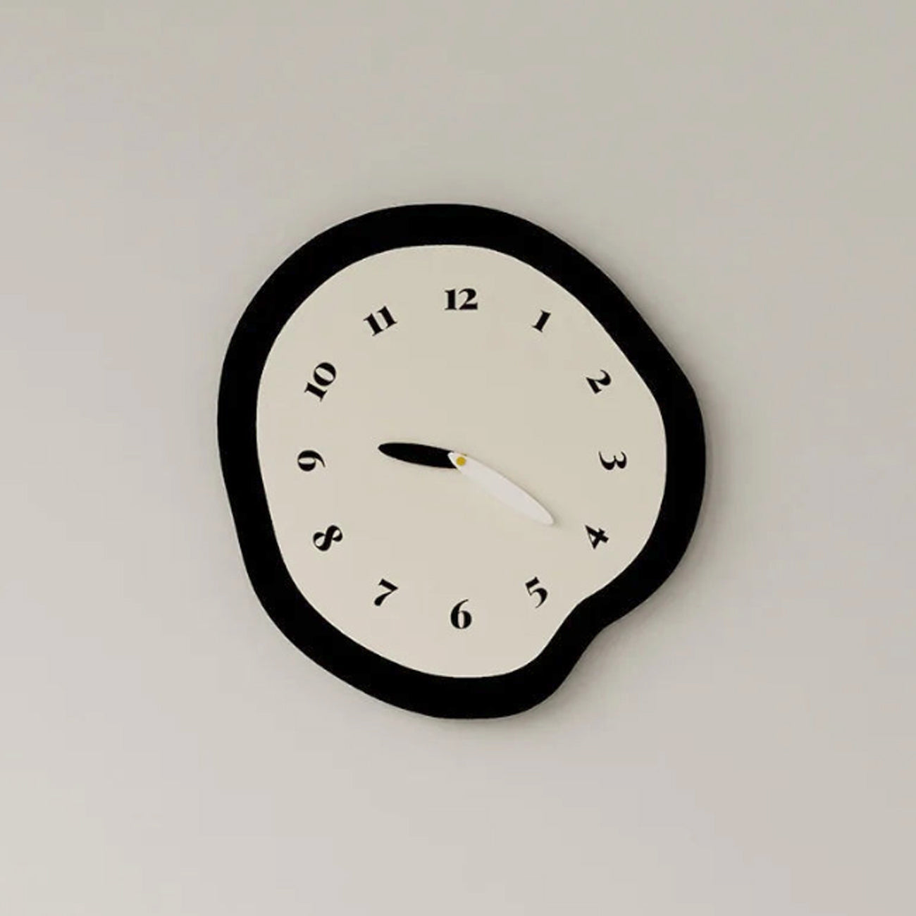 Sculpted Time Wall Clock Modern Art Design with Silent Movement NaLani