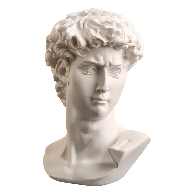 Greek Roman Mythology Sun God Resin Head Bust Sculpture for Home Decor NaLani