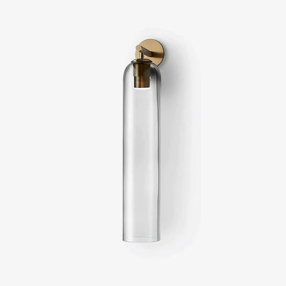 Elegant Art Glass Sconce With Luxe Cylindrical Lighting NALANI