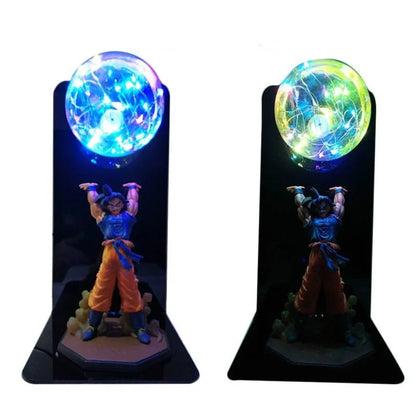 Lucento - Saiyan Power LED Lamp With Goku Figure Night Light NALANI