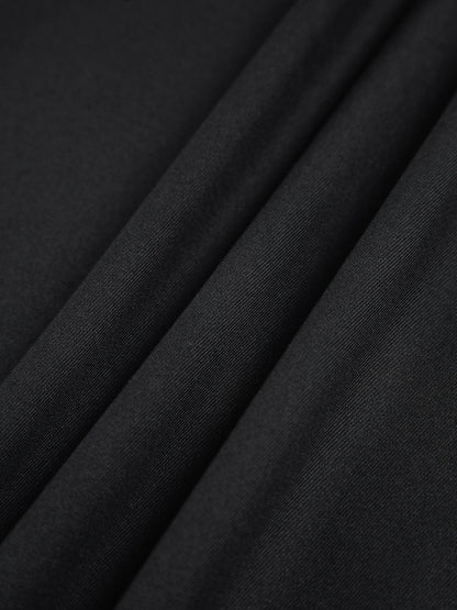 Caleni | Women’s Wide-Leg Trousers - High Waisted - Pleated Front - Tailored Fit Elegant Style