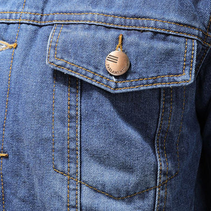 Cozy Winter Fleece Denim Jacket For Warmth And Style-Zomer Jassen-NaLani