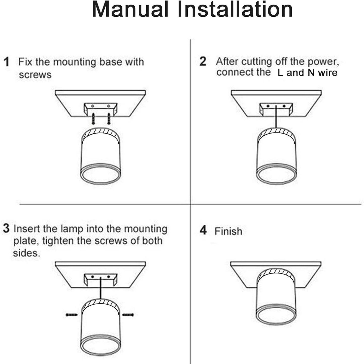 Cylinder Small Flush Ceiling Lights for Modern Home Decor NALANI
