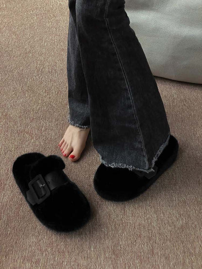 CALORA_ Dikke Zachte Slippers voor Vrouwen Herfst Winter Model