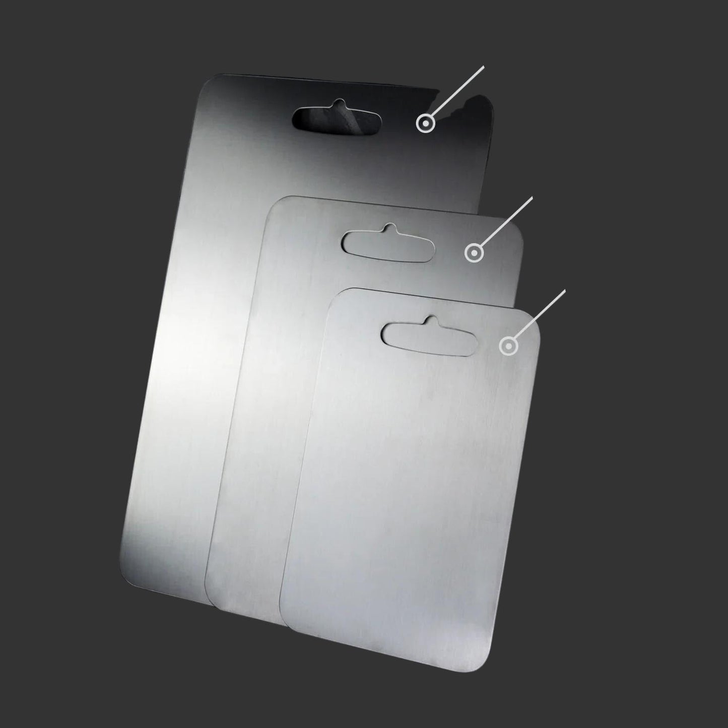 Titanium Cutting Board No BPA Microplastics Kitchen-Home Decor-NaLani