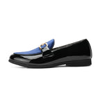 CALORA_ Luca | Glanzende leren lak loafers slip-on