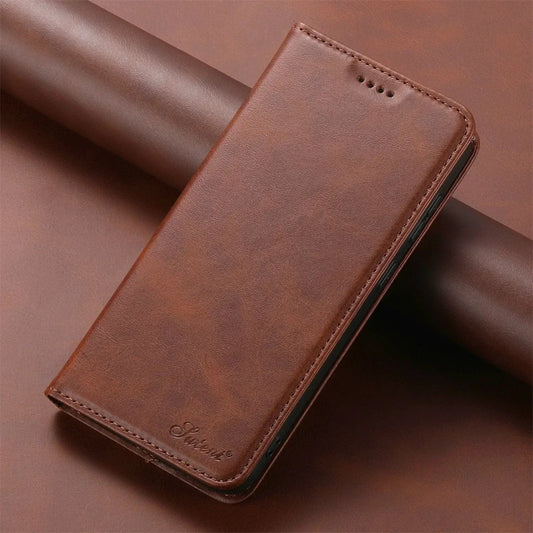 Premium Leather Wallet Case With Magnetic Card Holder NALANI