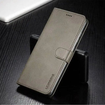 Premium Vintage Leather Wallet Phone Case For Smartphones NALANI