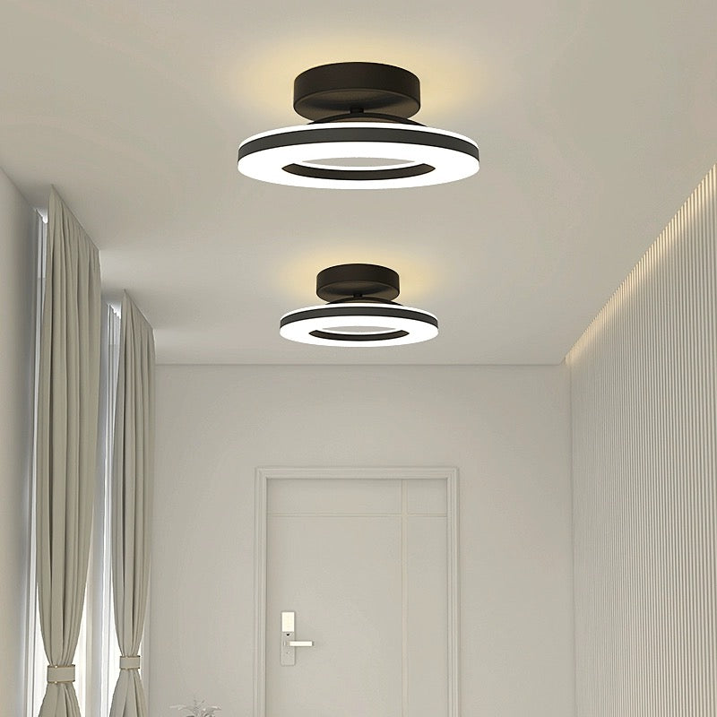 Modern Iron Hallway LED Ceiling Light for Elegant Ambiance NALANI