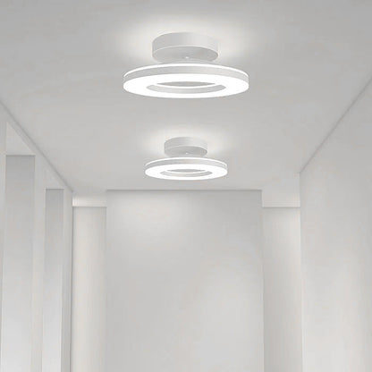 Modern Iron Hallway LED Ceiling Light for Elegant Ambiance White White Light NALANI