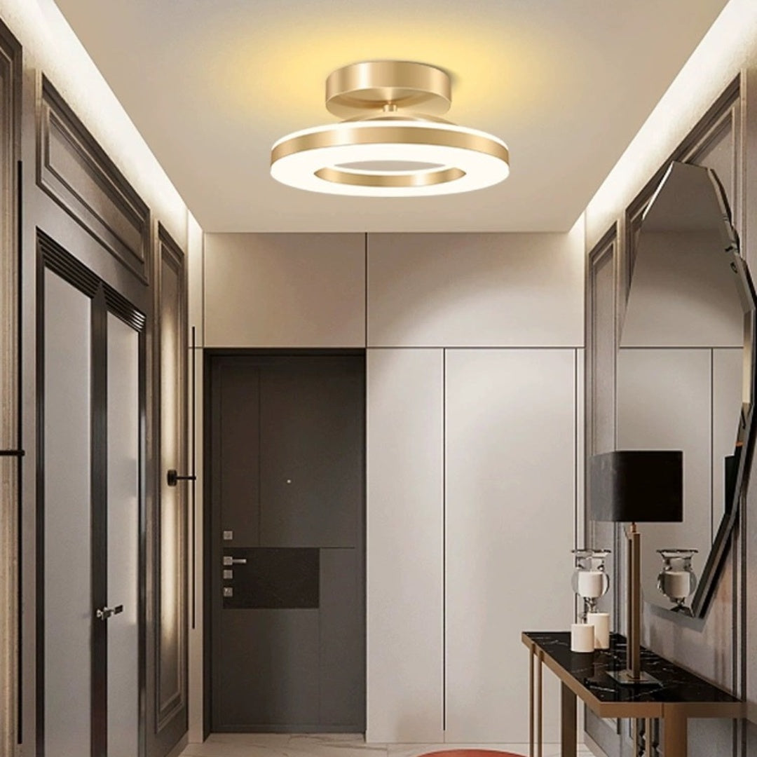 Modern Iron Hallway LED Ceiling Light for Elegant Ambiance NALANI