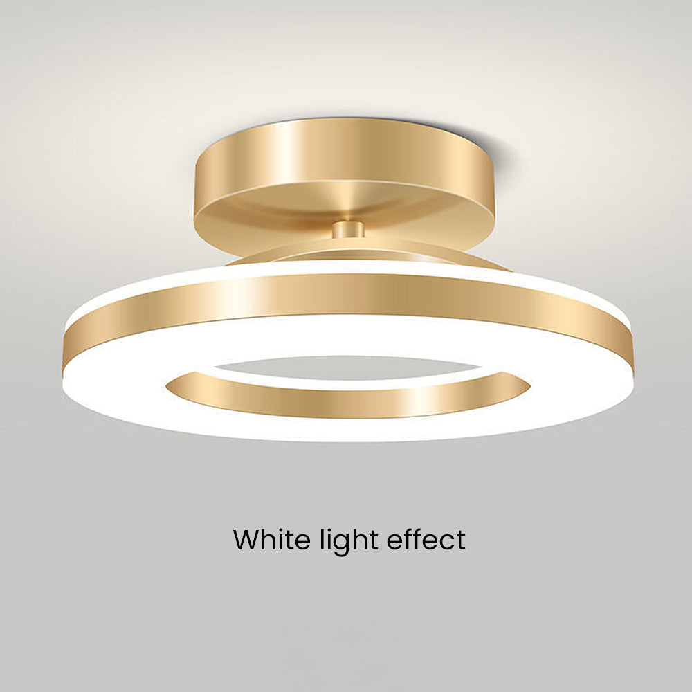 Modern Iron Hallway LED Ceiling Light for Elegant Ambiance NALANI