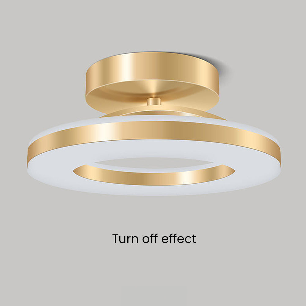 Modern Iron Hallway LED Ceiling Light for Elegant Ambiance NALANI