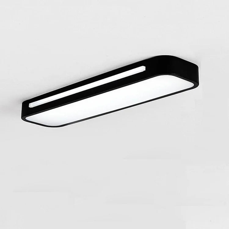 Modern Nordic Minimalist Long LED Ceiling Lighting for Your Home Black D58*H4CM White Light NALANI