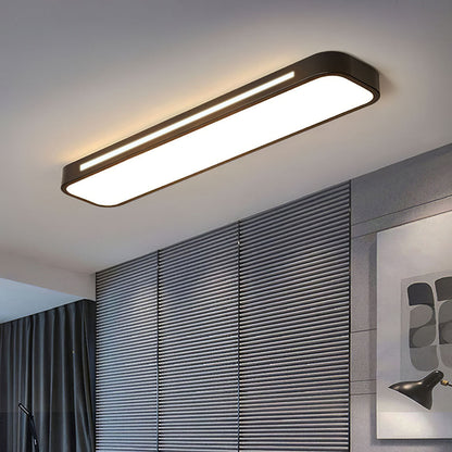 Modern Nordic Minimalist Long LED Ceiling Lighting for Your Home Black NALANI
