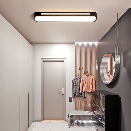 Modern Nordic Minimalist Long LED Ceiling Lighting for Your Home Black NALANI