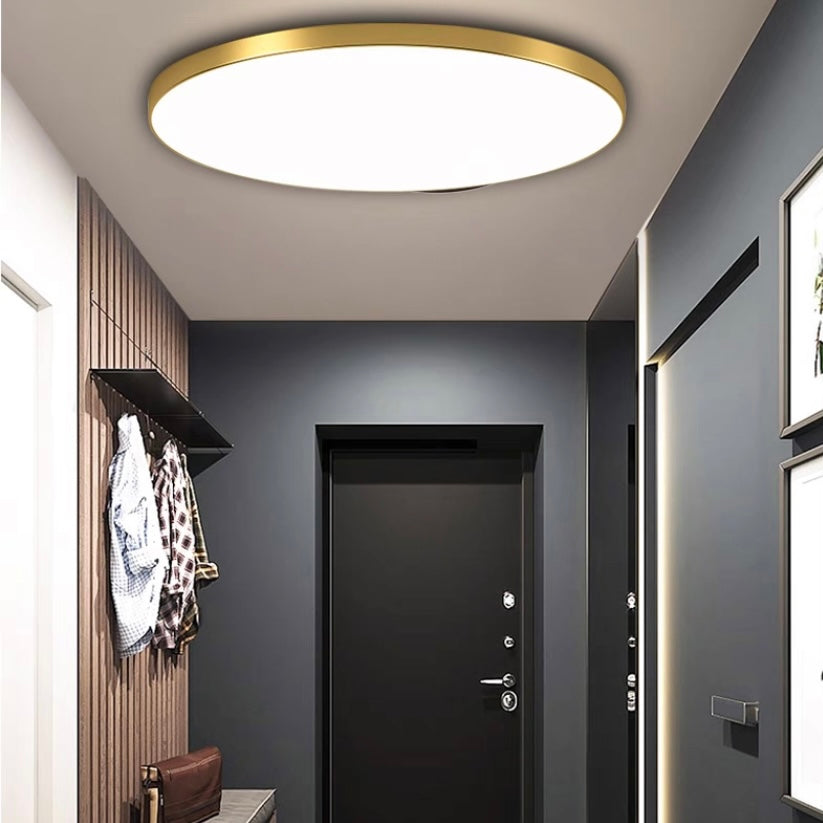Modern Round LED Ceiling Light for Stylish Home Illumination Gold NALANI