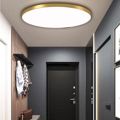 Modern Round LED Ceiling Light for Stylish Home Illumination Gold NALANI