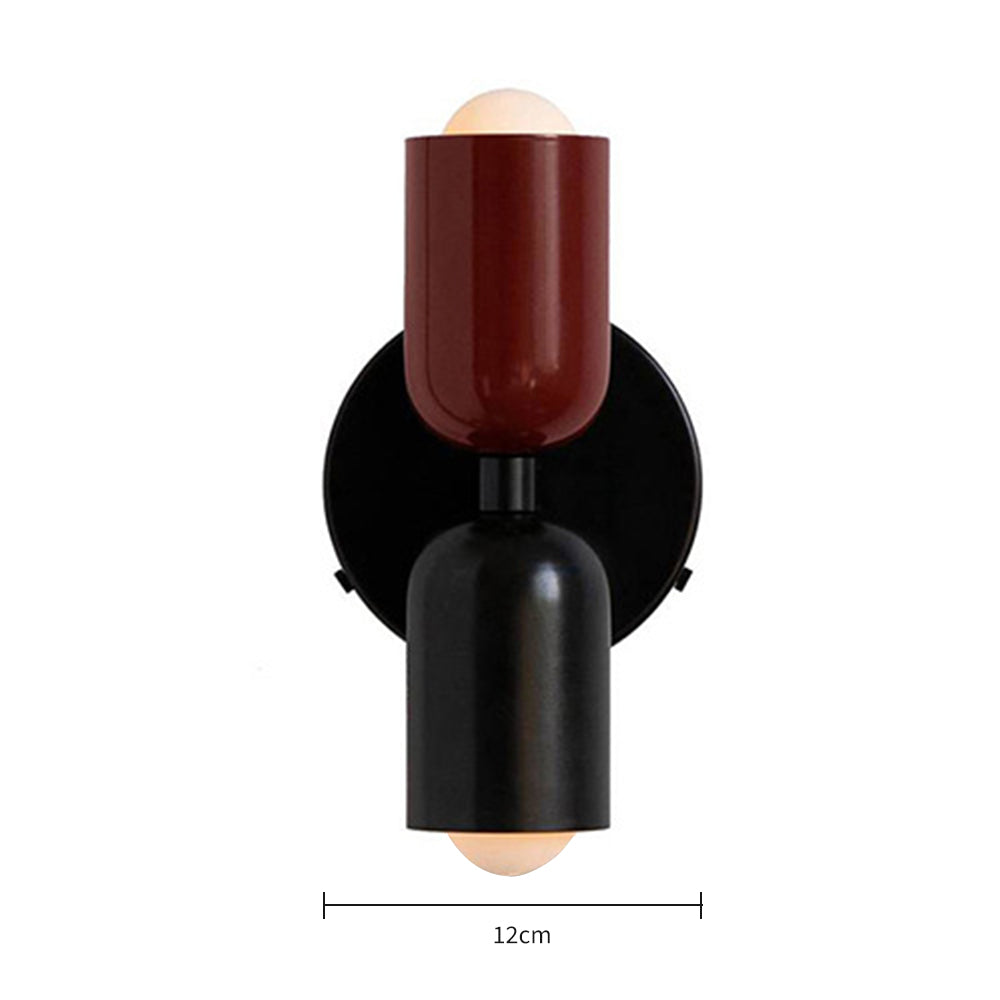 Modern Short Double Head Vintage Utility Room Wall Light Fixture NALANI