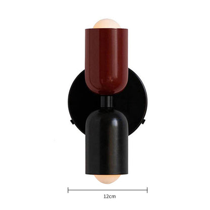 Modern Short Double Head Vintage Utility Room Wall Light Fixture NALANI
