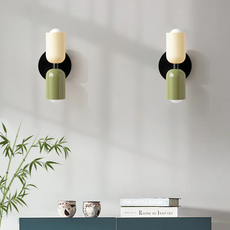 Modern Short Double Head Vintage Utility Room Wall Light Fixture NALANI