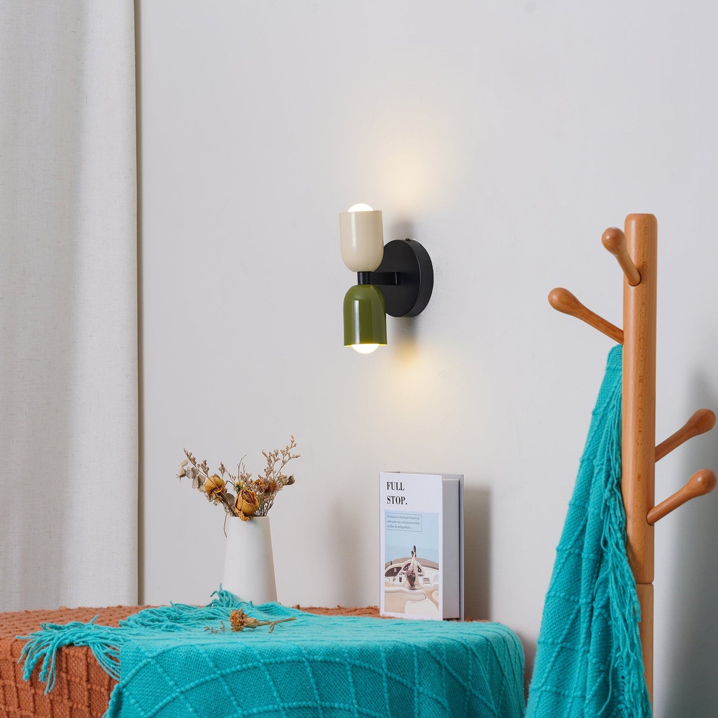 Modern Short Double Head Vintage Utility Room Wall Light Fixture NALANI