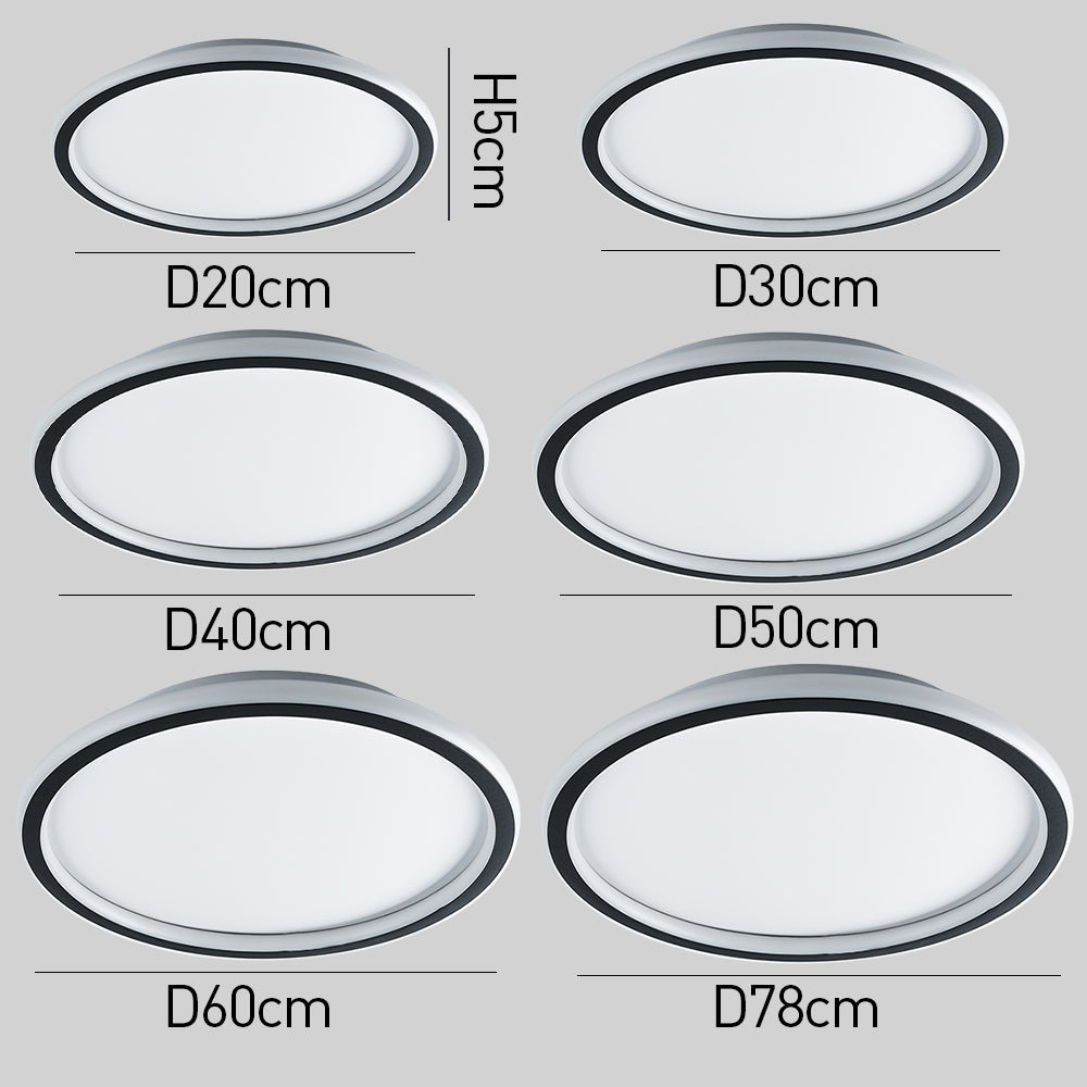 Modern Ultra-thin Round Low Ceiling Light for Elegant Spaces NALANI