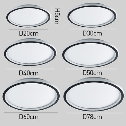 Modern Ultra-thin Round Low Ceiling Light for Elegant Spaces NALANI