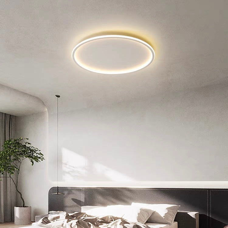 Modern Ultra-thin Round Low Ceiling Light for Elegant Spaces White NALANI