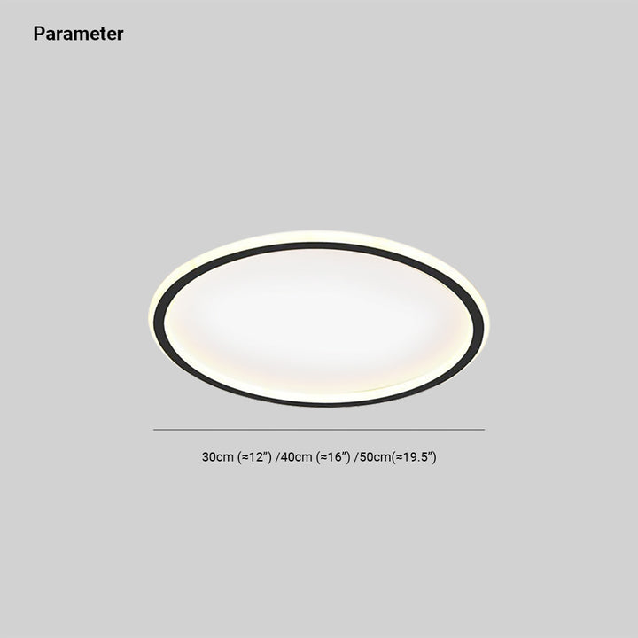 Modern Ultra-thin Round Low Ceiling Light for Elegant Spaces NALANI