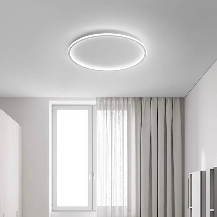 Modern Ultra-thin Round Low Ceiling Light for Elegant Spaces White NALANI
