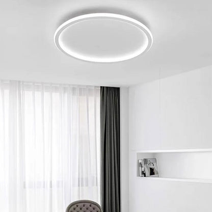 Modern Ultra-thin Round Low Ceiling Light for Elegant Spaces White NALANI