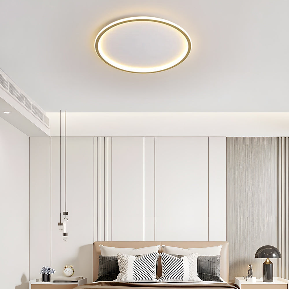 Modern Ultra-thin Round Low Ceiling Light for Elegant Spaces NALANI