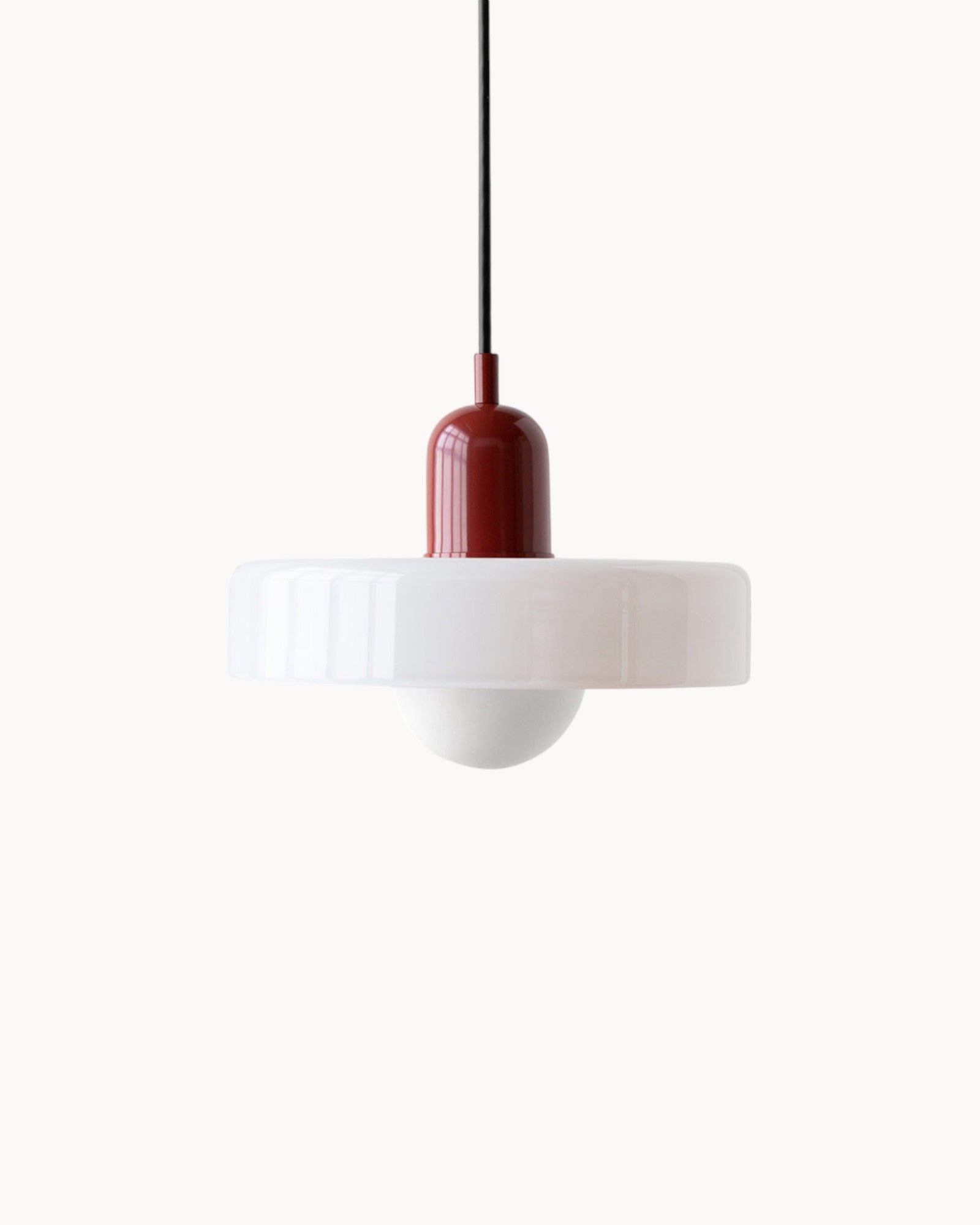 Navetti | Elegant loft lamp Adjustable 1.3M pendant light for your home wine red and white NALANI
