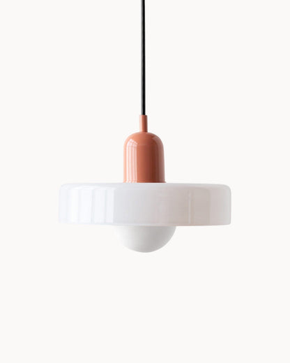 Navetti | Elegant loft lamp Adjustable 1.3M pendant light for your home pink and white NALANI
