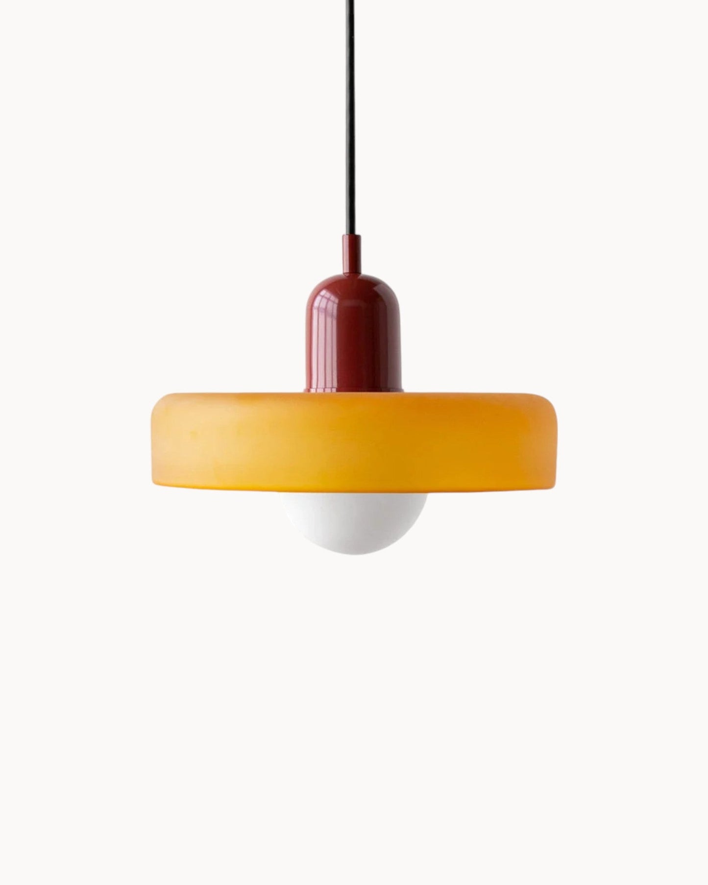 Navetti | Elegant loft lamp Adjustable 1.3M pendant light for your home wine red-orange NALANI