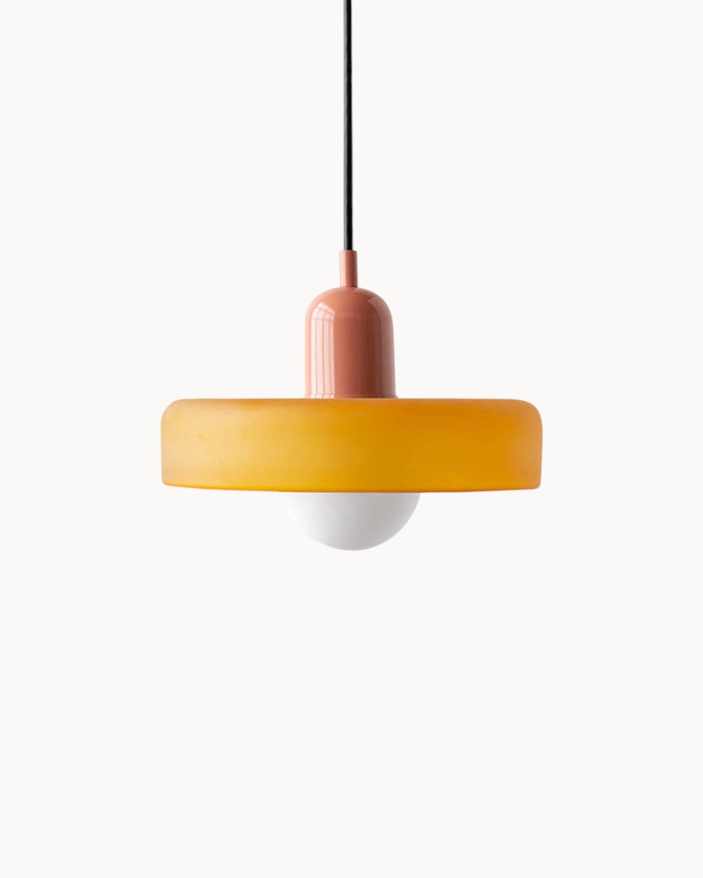 Navetti | Elegant loft lamp Adjustable 1.3M pendant light for your home pink-orange NALANI