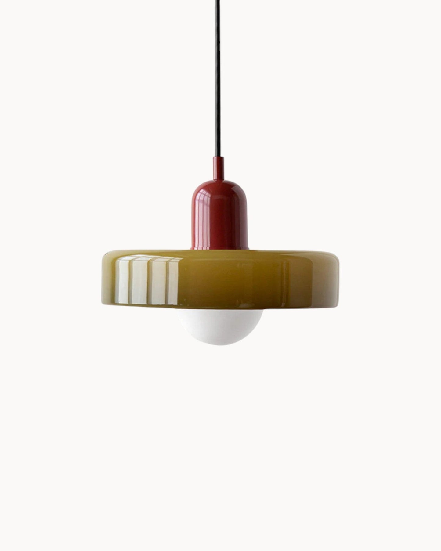 Navetti | Elegant loft lamp Adjustable 1.3M pendant light for your home wine red-green NALANI