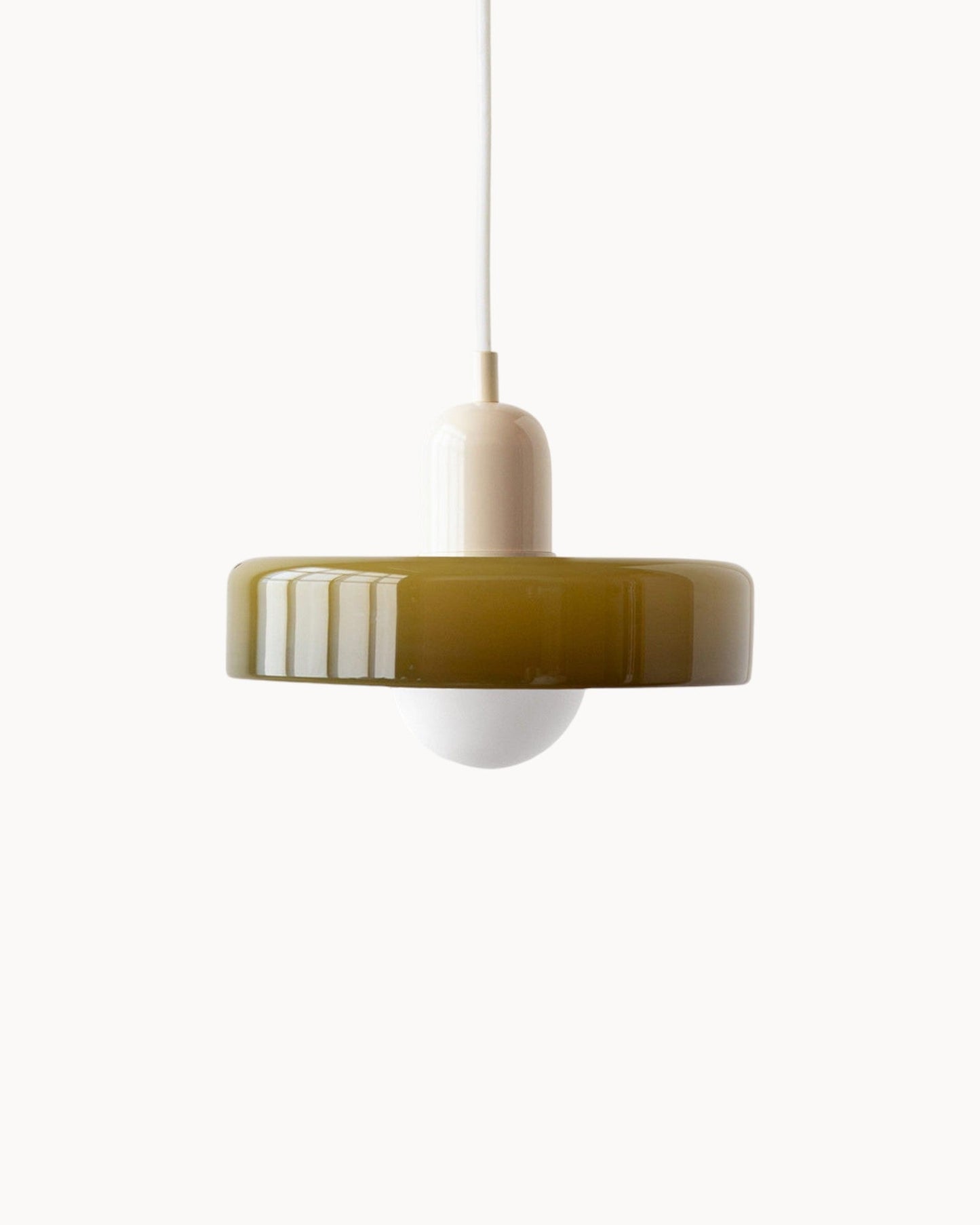Navetti | Elegant loft lamp Adjustable 1.3M pendant light for your home beige-green NALANI