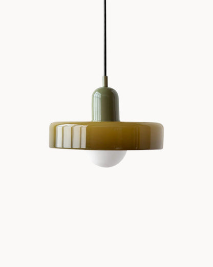 Navetti | Elegant loft lamp Adjustable 1.3M pendant light for your home dark green-green NALANI