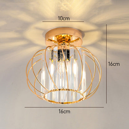 Nordic Luxury Glass Hallway Ceiling Lighting for Modern Spaces NALANI