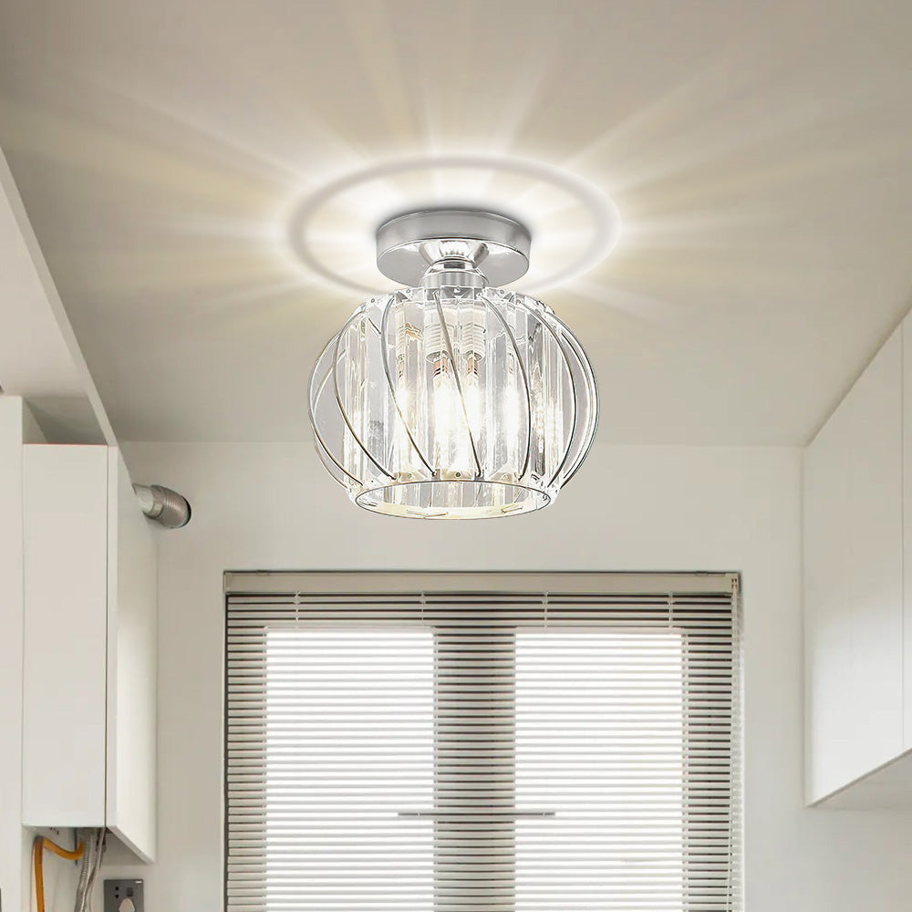 Nordic Luxury Glass Hallway Ceiling Lighting for Modern Spaces NALANI