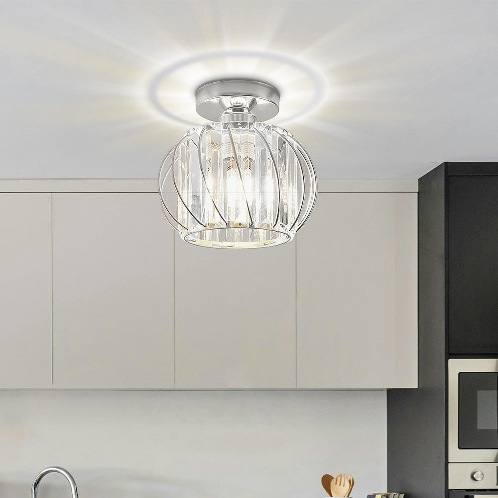 Nordic Luxury Glass Hallway Ceiling Lighting for Modern Spaces NALANI