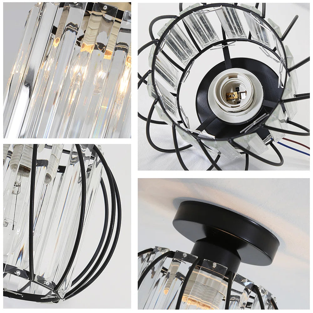 Nordic Luxury Glass Hallway Ceiling Lighting for Modern Spaces NALANI