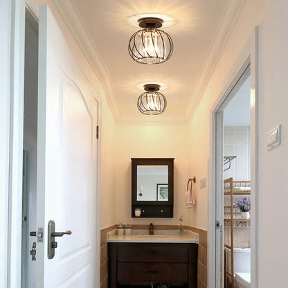 Nordic Luxury Glass Hallway Ceiling Lighting for Modern Spaces NALANI