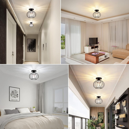 Nordic Luxury Glass Hallway Ceiling Lighting for Modern Spaces NALANI