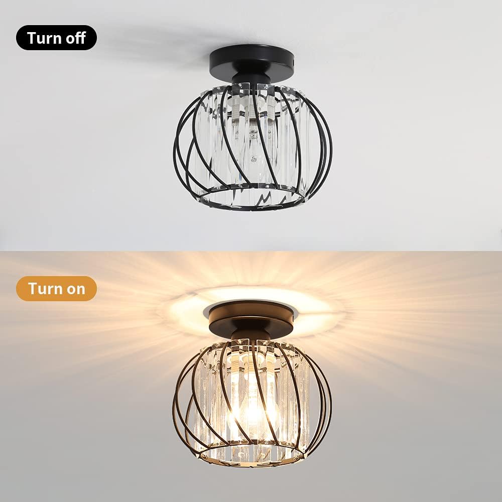 Nordic Luxury Glass Hallway Ceiling Lighting for Modern Spaces NALANI